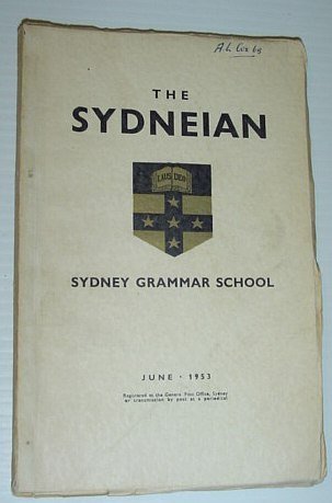 The Sydneian, June 1953 - Sydney (Australia) Grammar School
