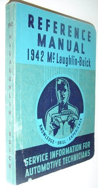 1942 McLaughlin-Buick Reference Manual: