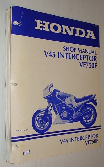 Honda V45 / VF750F Interceptor Shop Manual, 1983
