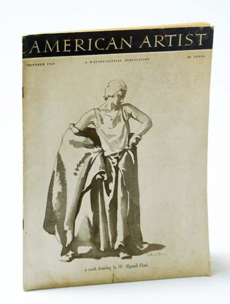 American Artist Magazine, October (Oct.) 1949 - Keith Shaw Williams …