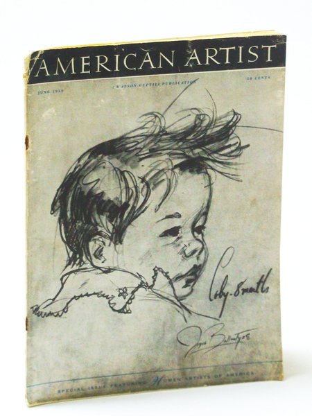 American Artist Magazine, June 1949 - Jesse Arms Botke / …