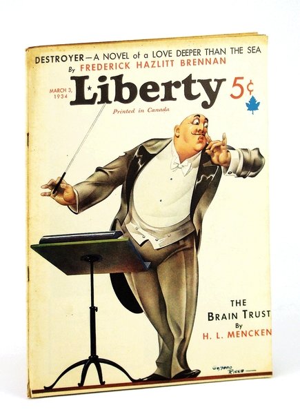 Liberty Magazine, March [Mar.] 3, 1934, Vol. 11, No. 9 …