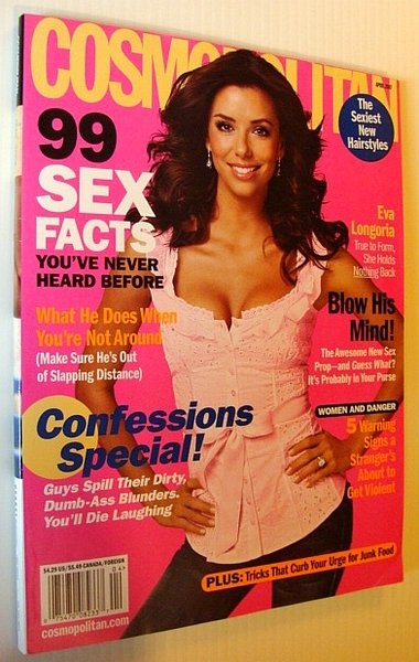 Cosmopolitan Magazine, April 2007 - Eva Longoria Cover