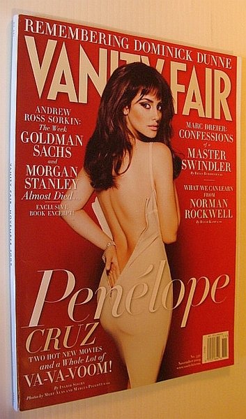 Vanity Fair Magazine, November 2009 - Penelope Cruz Cover
