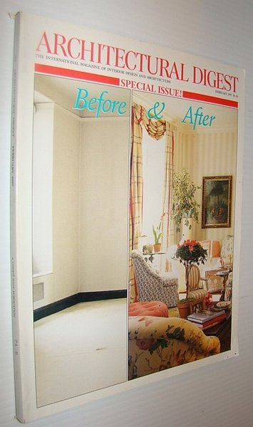 Architectural Digest Magazine, February 1997 - Special Before & After …