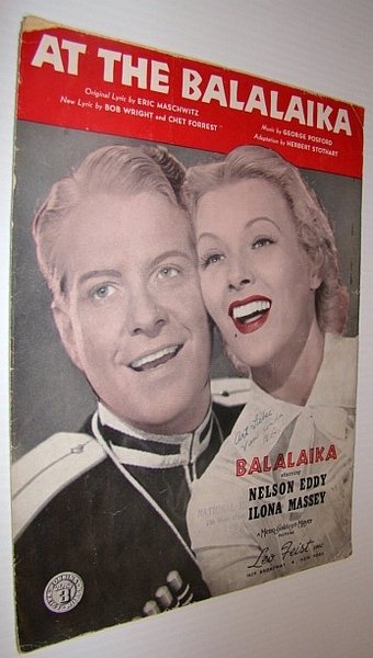 At the Balalaika - Sheet Music for Voice and Piano …