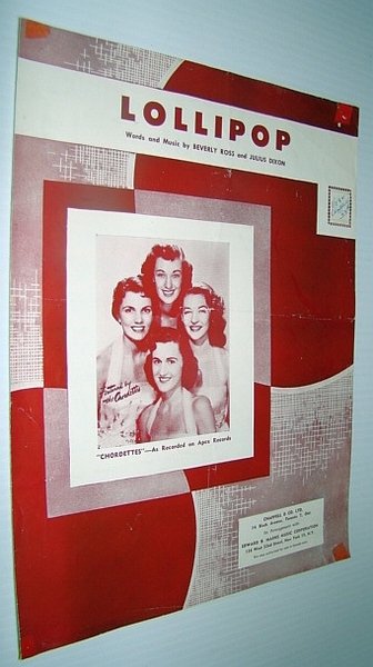 Lollipop - Sheet Music for Voice and Piano