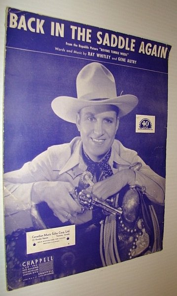 Back in the Saddle Again: Sheet Music for Voice and …
