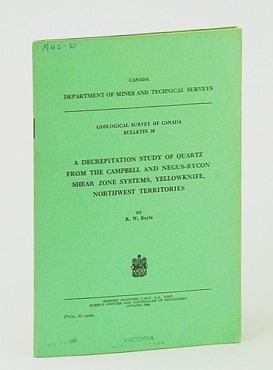 A Decrepitation Study of Quartz from the Campbell and Negus-Rycon …