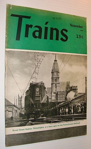 Trains Magazine, November 1943, Vol. 4, No. 1