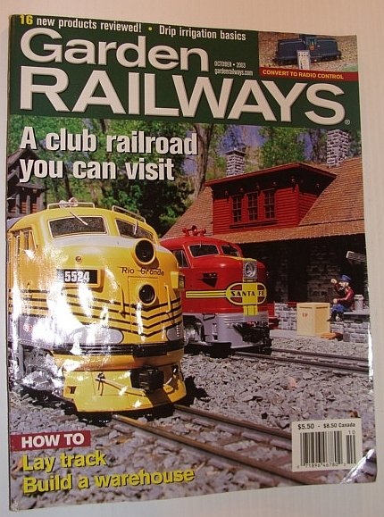 Garden Railways Magazine, October 2003