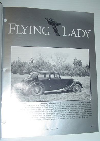 Flying Lady - The Periodical of the Rolls-Royce Owner's Club, …
