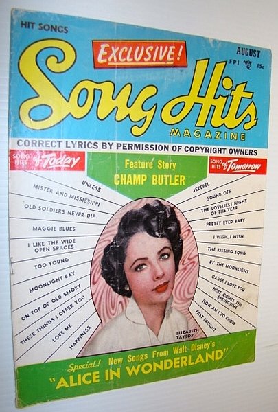 Song Hits Magazine, August 1951 Vol. 15 No. 1
