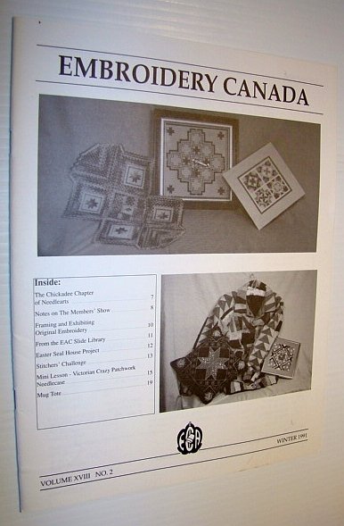 Embroidery Canada Magazine, Winter 1991