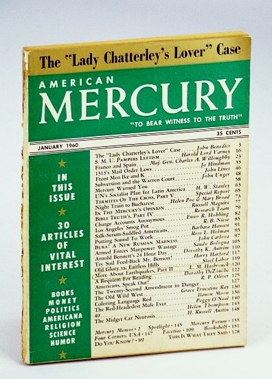American Mercury Magazine, "To Bear Witness To The Truth", January …