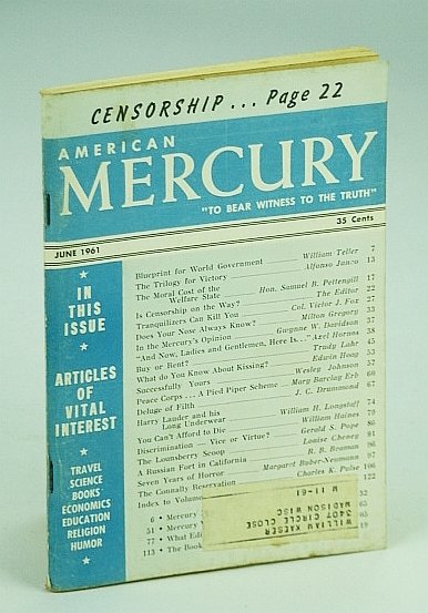 American Mercury Magazine, "To Bear Witness To The Truth", June …