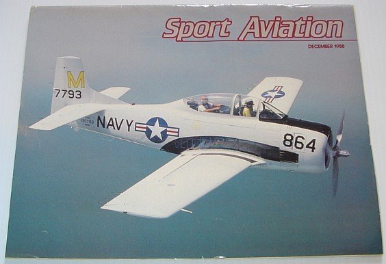 Sport Aviation Magazine - December 1988