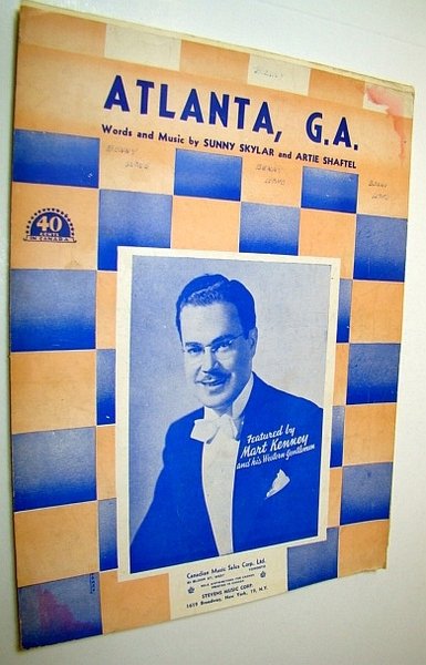 Atlanta, G.A. - Sheet Music for Voice and Piano