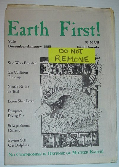 Earth First! - The Radical Environmental Journal: 22 December 1995