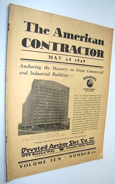 The American Contractor Magazine, May 25, 1929