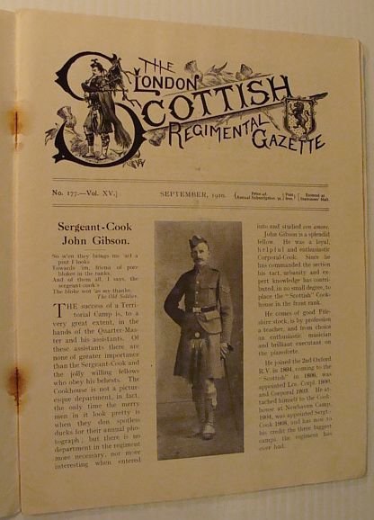 The London Scottish Regimental Gazette, No. 177, Vol. XV, September …