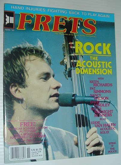 Frets Magazine, November 1983: Includes Article on Hand Injuries and …