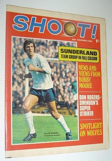 SHOOT! Soccer/Football Magazine, 29 November 1969 *SUNDERLAND TEAM GROUP IN …