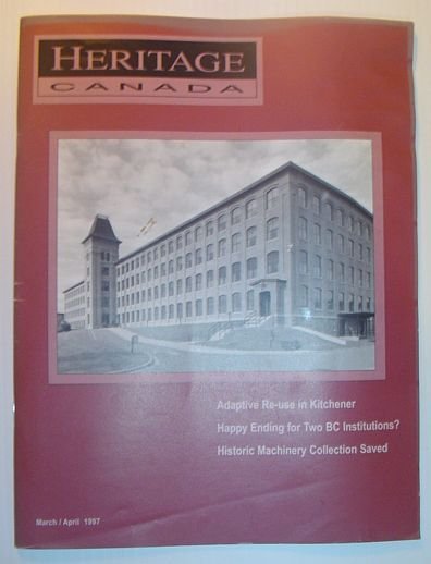Heritage, March/April 1997: The Magazine of the Heritage Canada Foundation …