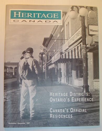 Heritage, November/December 1997: The Magazine of the Heritage Canada Foundation …