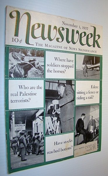 Newsweek Magazine, November 1, 1937