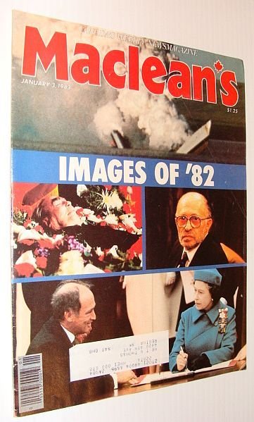 Maclean's Magazine, January 3, 1983 *IMAGES OF '82*