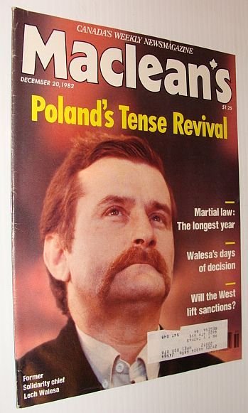 Maclean's Magazine, December 20, 1982 *Lech Walesa Cover Photo*