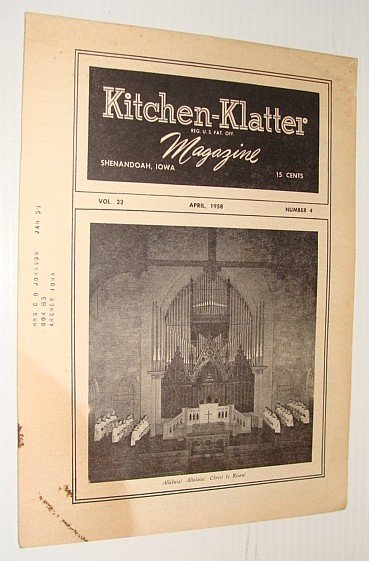 Kitchen-Klatter Magazine, April 1958
