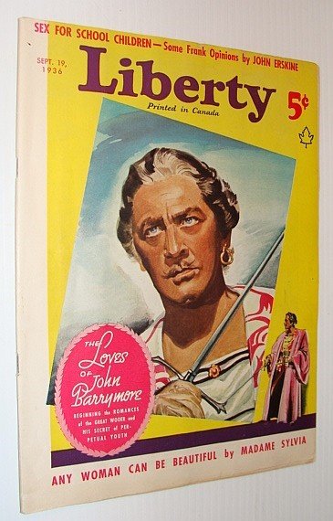 Liberty Magazine, September 19, 1936 - Cover Illustration of John …