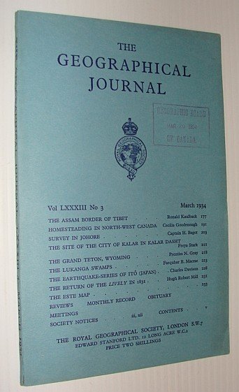 The Geographical Journal, March 1934