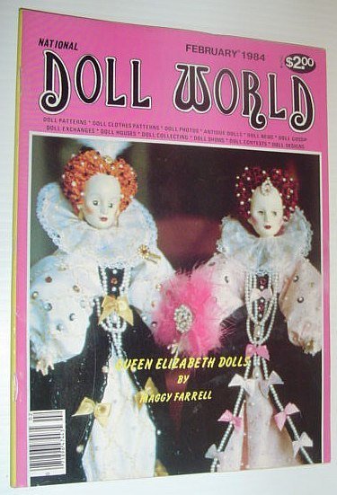 National Doll World, February 1984 *QUEEN ELIZABETH DOLLS*