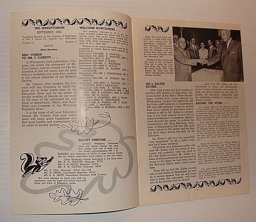 Edmontonian, September 1955 - Salute to Alberta's 50th Anniversary
