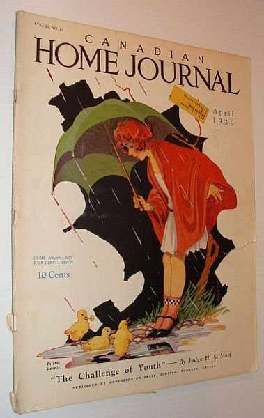 Canadian Home Journal Magazine, April 1929