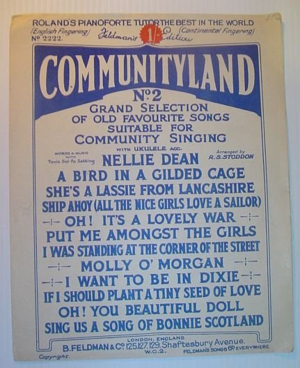 Communityland No. 2: Grand Selection of Old Favourite Songs Suitable …