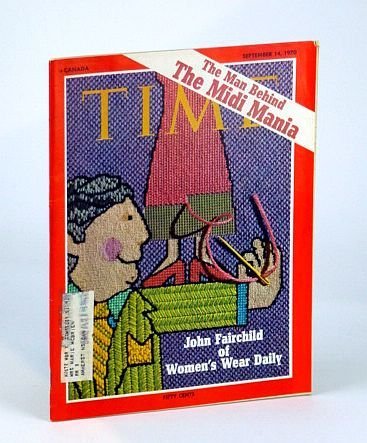 Time Magazine (Canadian Edition) September (Sept.) 14, 1970: John Fairchild …