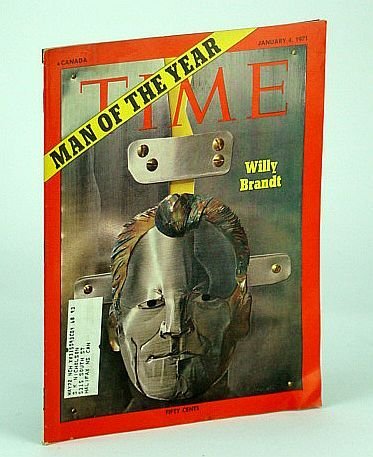 Time Magazine, Canadian Edition, January (Jan.) 4, 1971 - Willy …