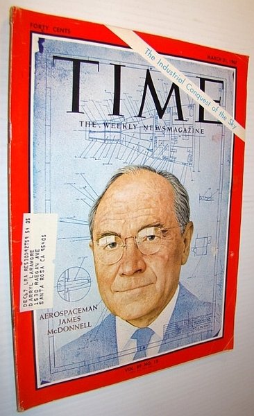 Time Magazine, March 31, 1967 - James McDonnell Cover - …