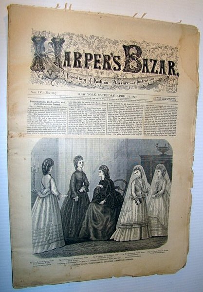 Harper's Bazar Bazaar), April 22, 1871 - A Repository of …