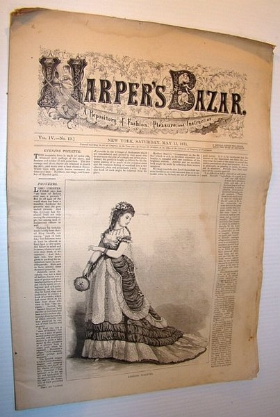 Harper's Bazar (Bazaar), May 13, 1871 - A Repository of …