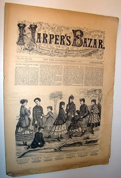 Harper's Bazar (Bazaar), November 6 1869 - A Repository of …