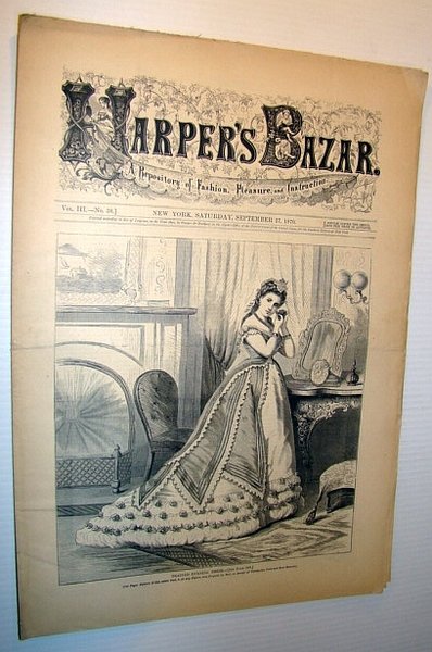 Harper's Bazar (Bazaar), September 17, 1870 - A Repository of …