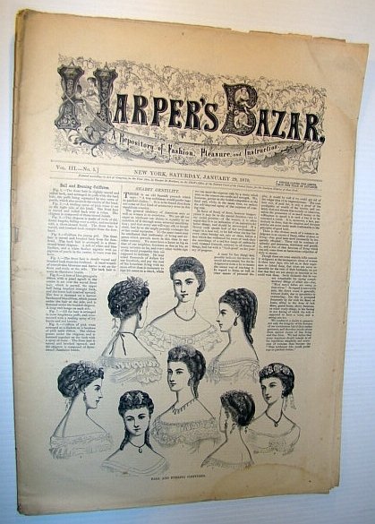 Harper's Bazar (Bazaar), April 23, 1870 - A Repository of …