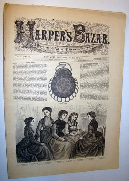 Harper's Bazar (Bazaar), September 24, 1870 - A Repository of …