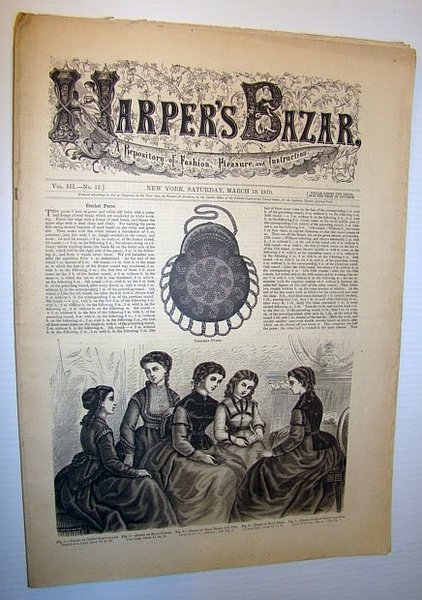 Harper's Bazar (Bazaar), March 19, 1870 - A Repository of …