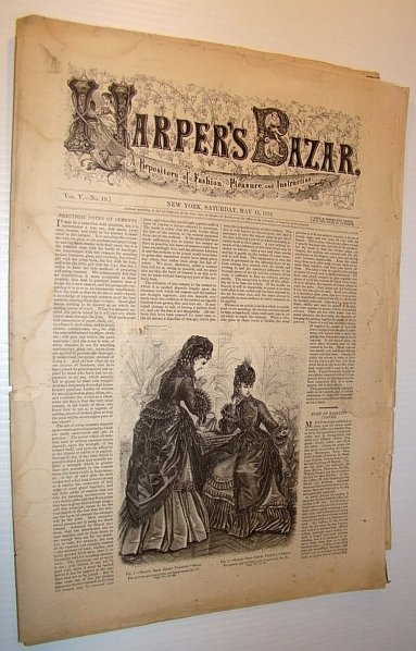 Harper's Bazar (Bazaar) Magazine, May 11, 1872 - A Repository …